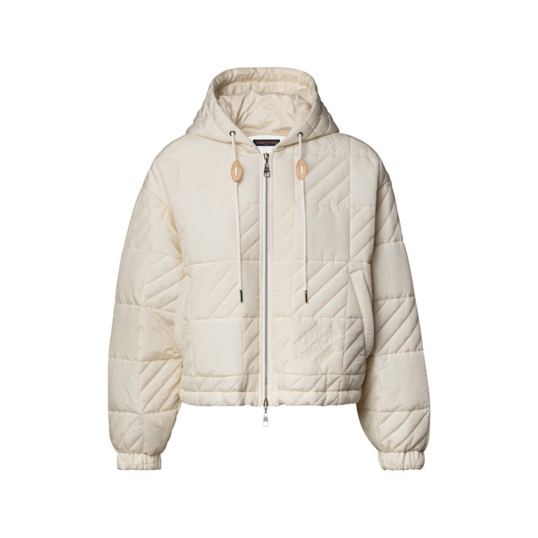 美品 ルイヴィトン ダミエ ドライバーズニット ジップジャケット サイズL キルテッド ダミエ ジップアップ ジャケット ｜ルイ・ヴィトン 公式